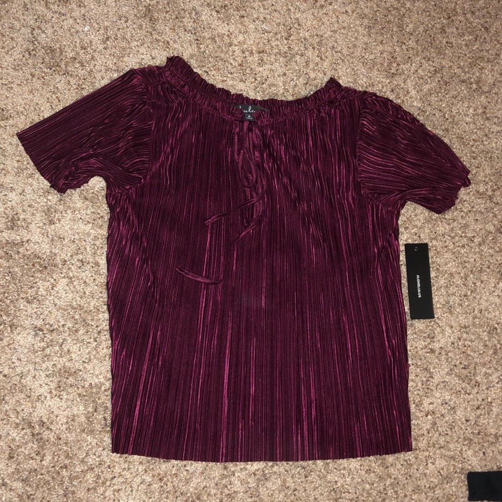 Dark purple lulu dress shirt